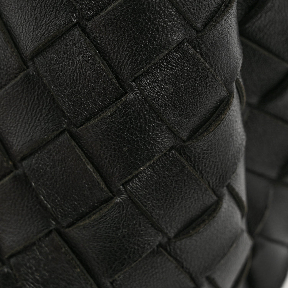 Bottega Veneta Nappa Intrecciato Medium Andiamo Shoulder Bag Black