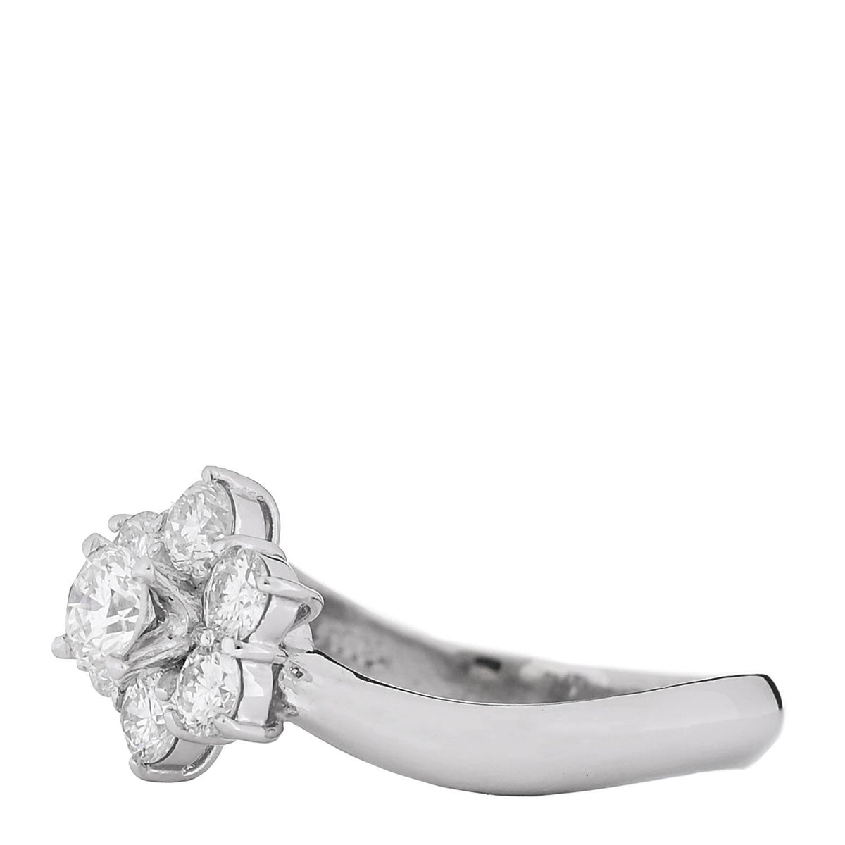 Parker & West by FASHIONPHILEPlatinum Diamond 1.02ctw Flower Ring 54 7