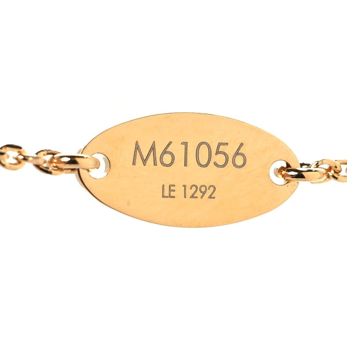 Louis Vuitton Metal LV And Me Letter A Necklace Gold
