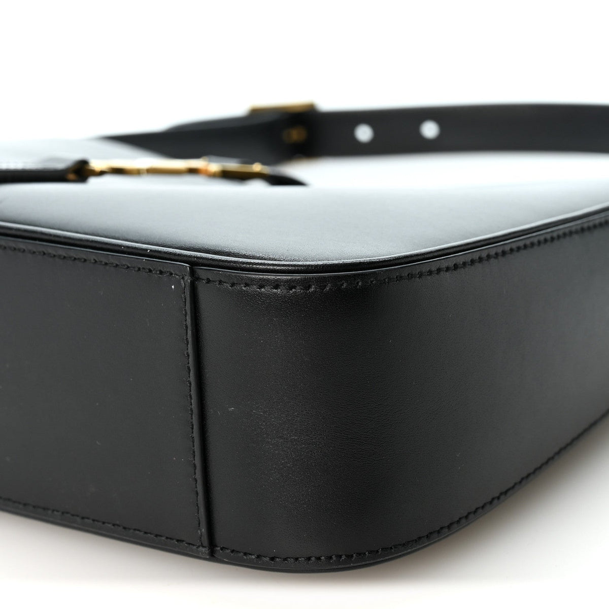Saint Laurent Smooth Calfskin Le 5 A 7 Hobo Black