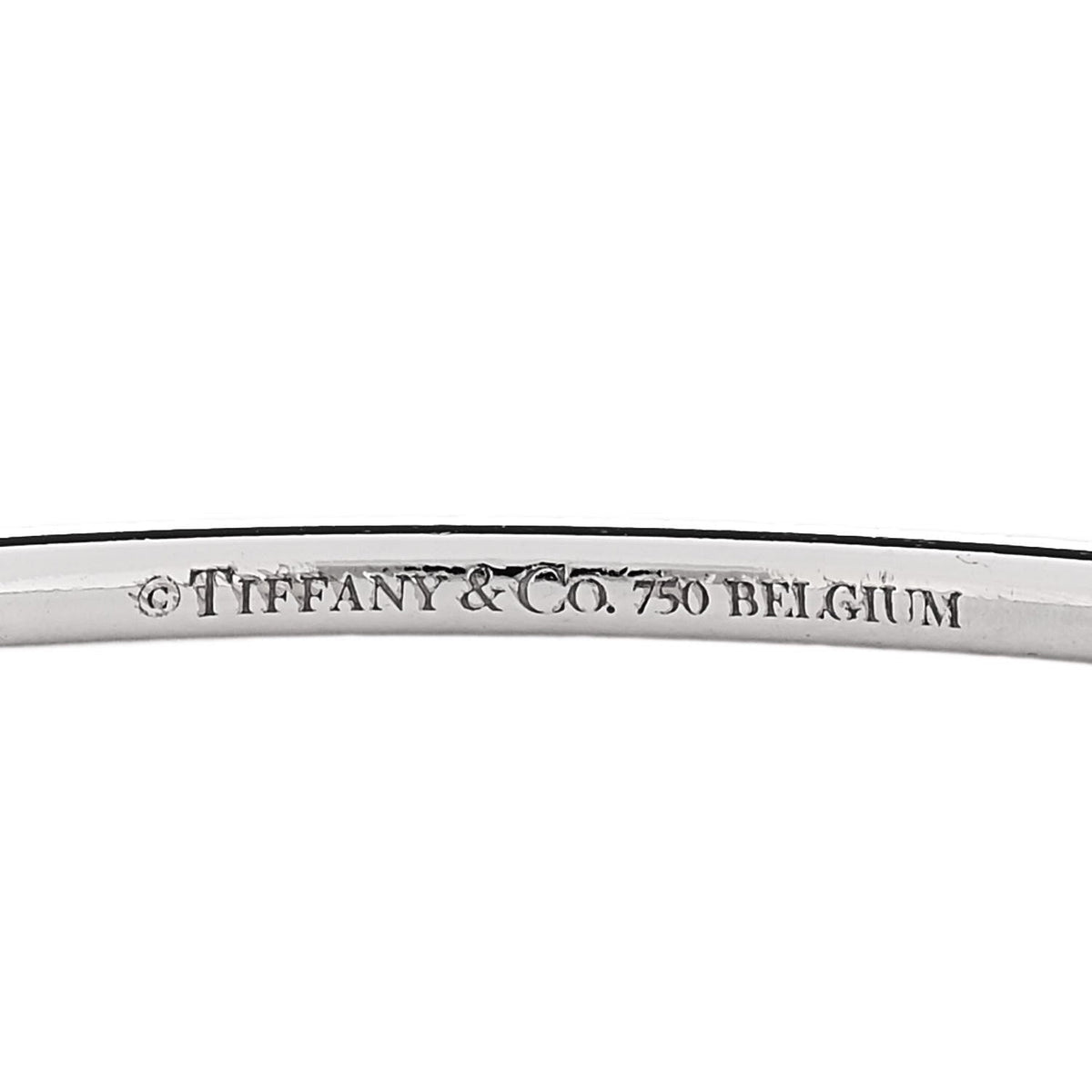 18K White Gold Diamond Metro Pave Bangle Bracelet