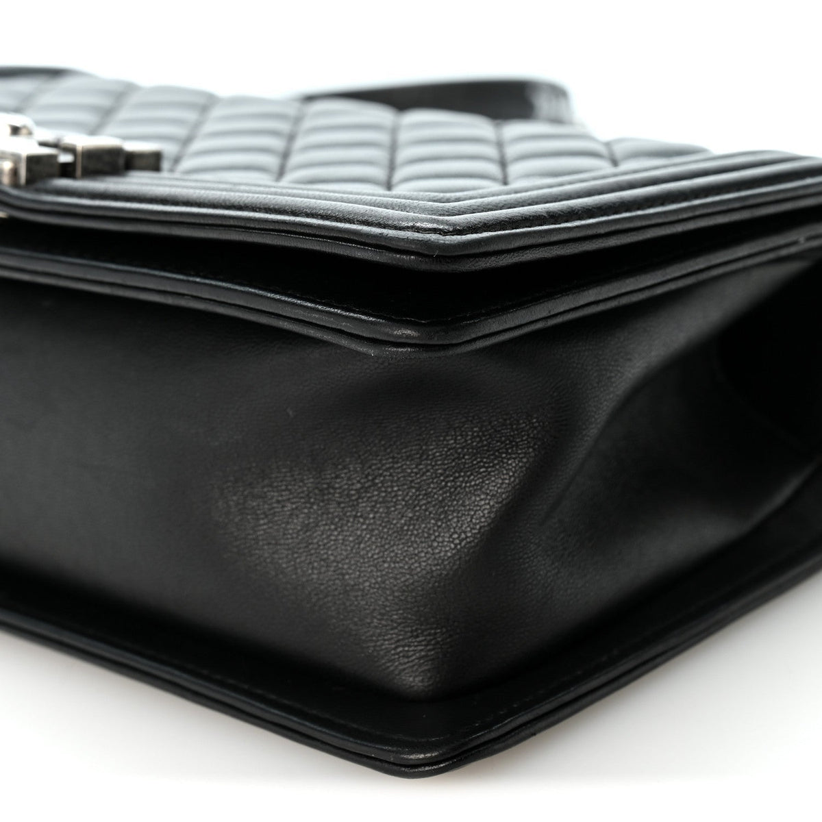 Chanel Calfskin Quilted Medium Boy Flap Black