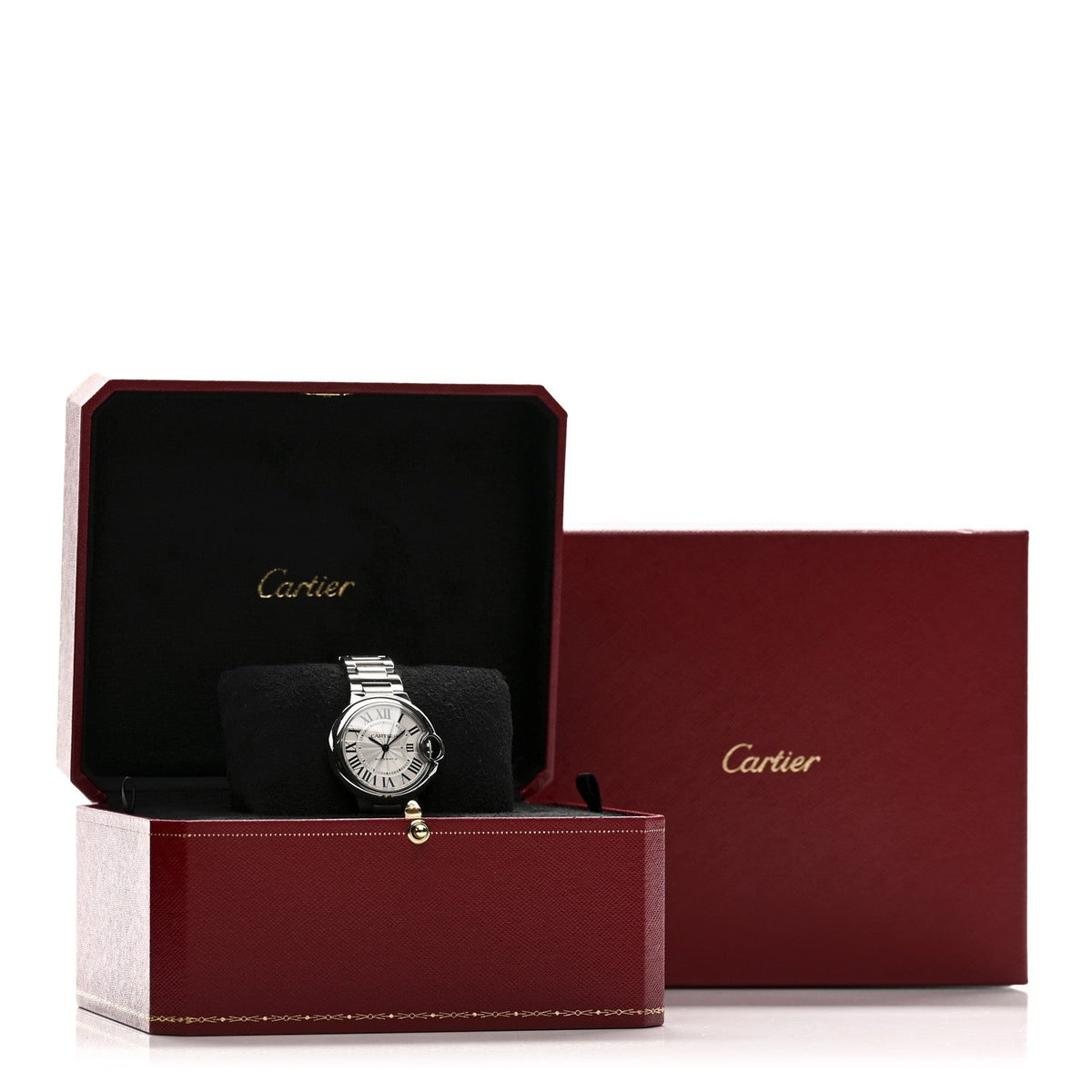 Cartier Stainless Steel 33mm Ballon Bleu De Cartier Watch Silver 1944979