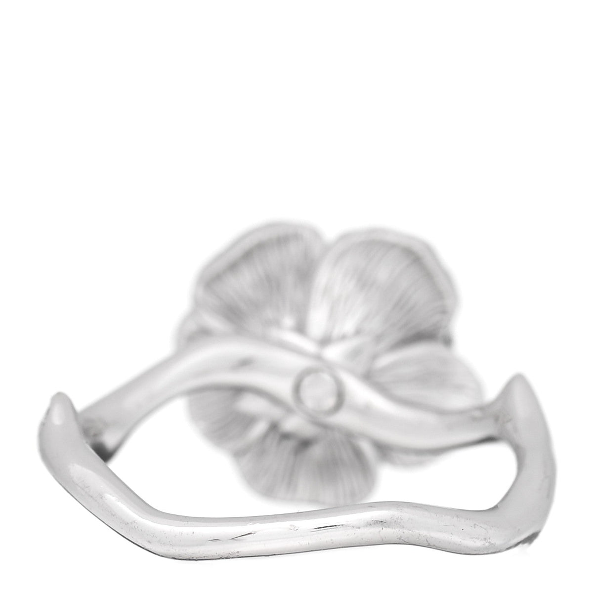 Christian Dior18K White Gold Diamond Small Rose Dior Bagatelle Ring 54 7