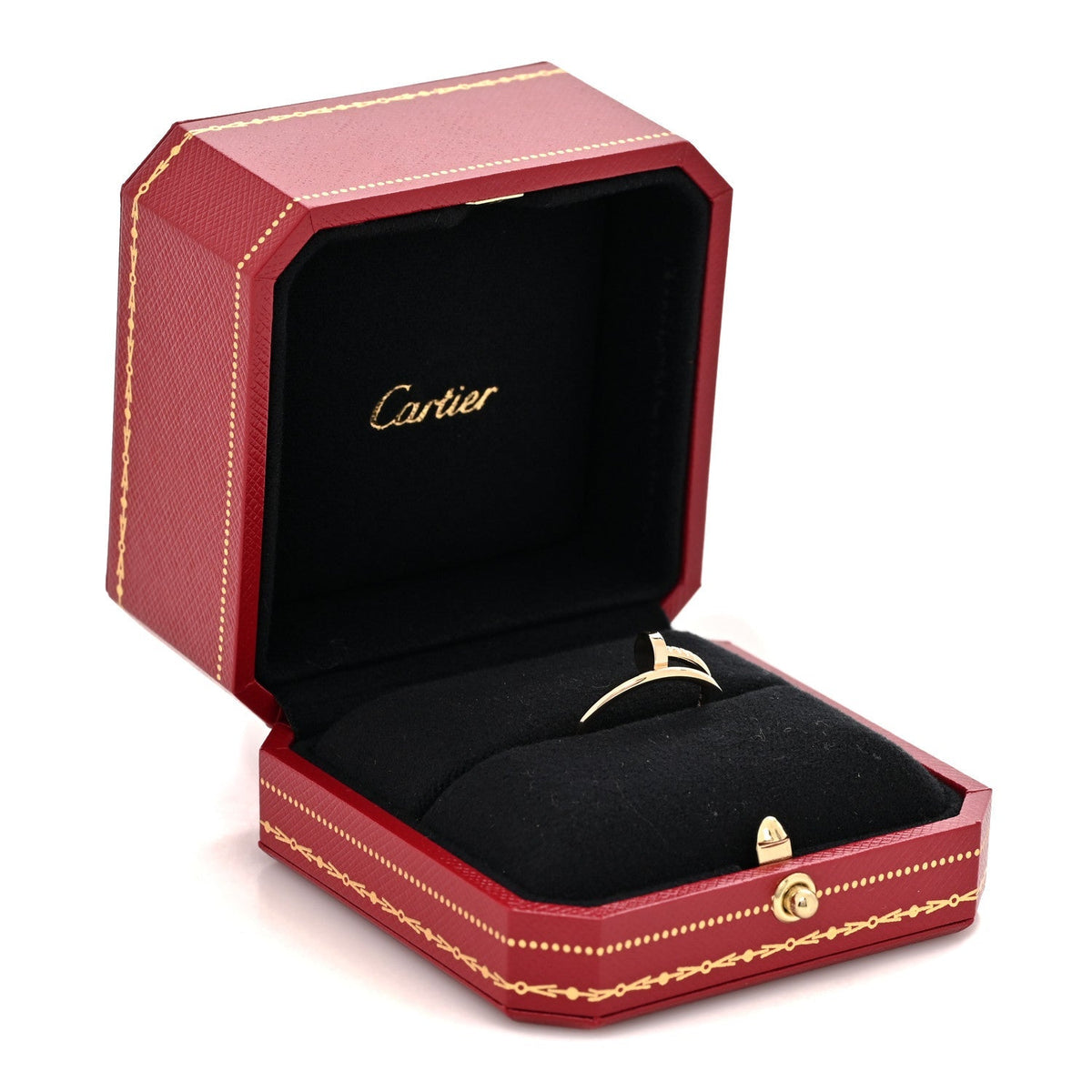 Cartier 18K Yellow Gold Small Juste Un Clou Ring 55 7.25