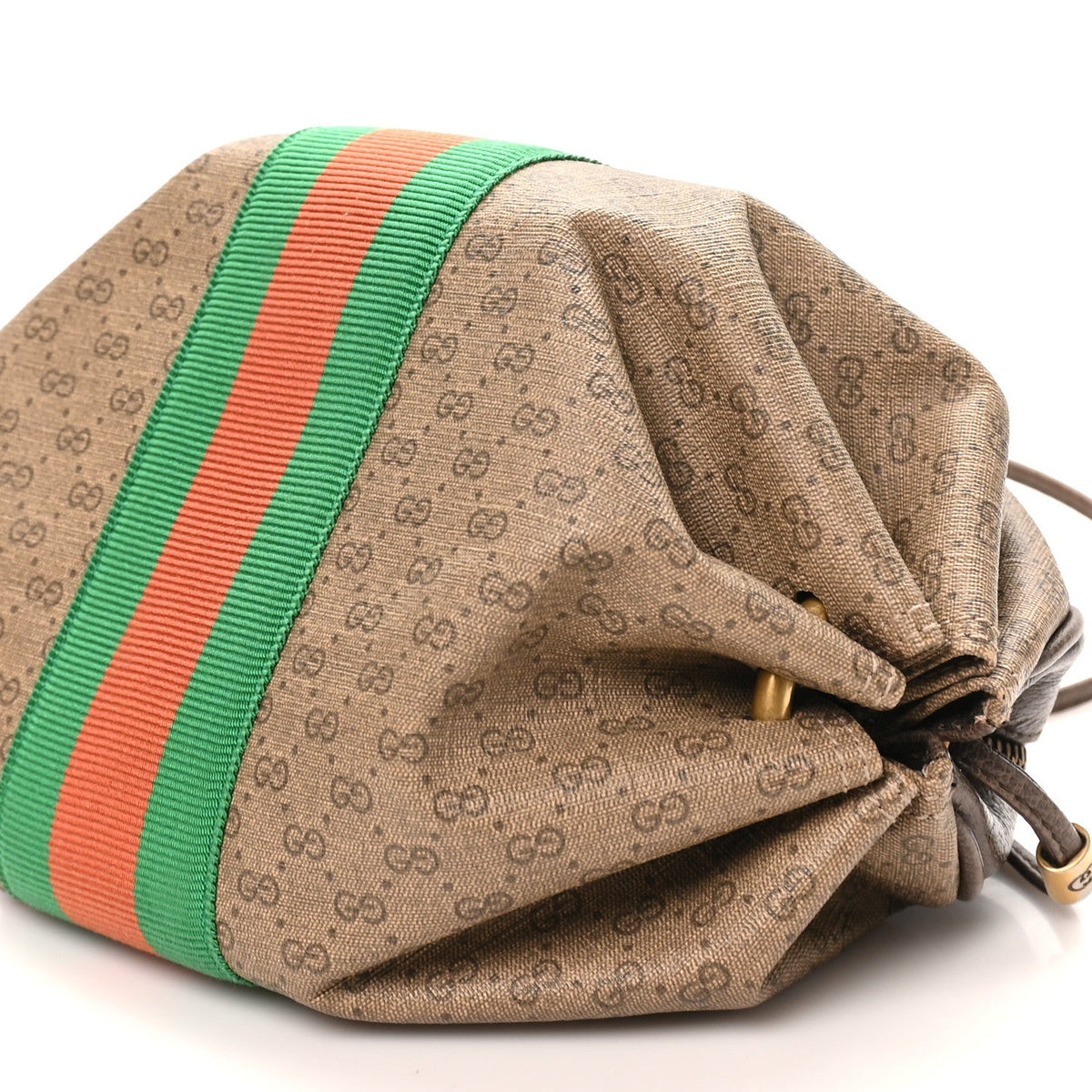 Gucci GG Supreme Web Butterfly Candy Crossbody Beige New Acero