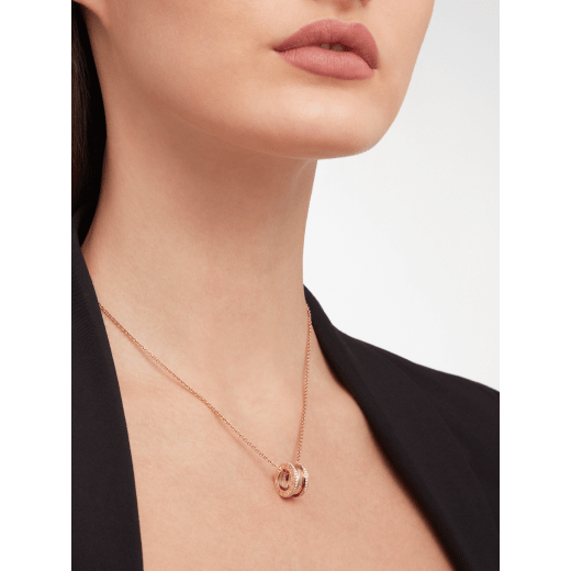 18K Gold Diamond B.zero1 Necklace