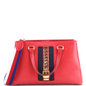 Sylvie Top Handle Tote Leather Large