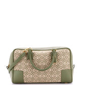 Amazona Bag Leather and Jacquard Canvas 28