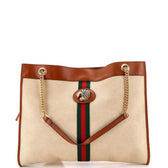 Rajah Chain Tote Canvas Large