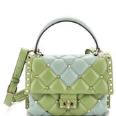 Candystud Top Handle Bag Leather Medium