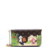 Felicie Pochette Limited Edition Vivienne Xmas Monogram Canvas