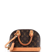 Alma Handbag Monogram Canvas BB
