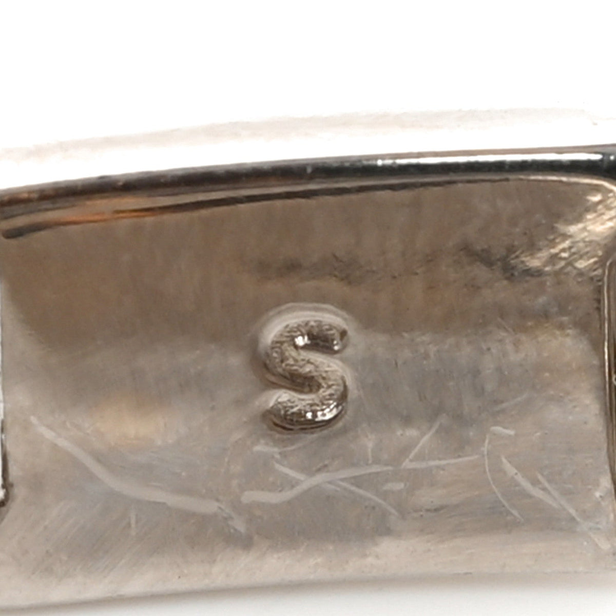 FendiMetal FF Chain Ring S Silver