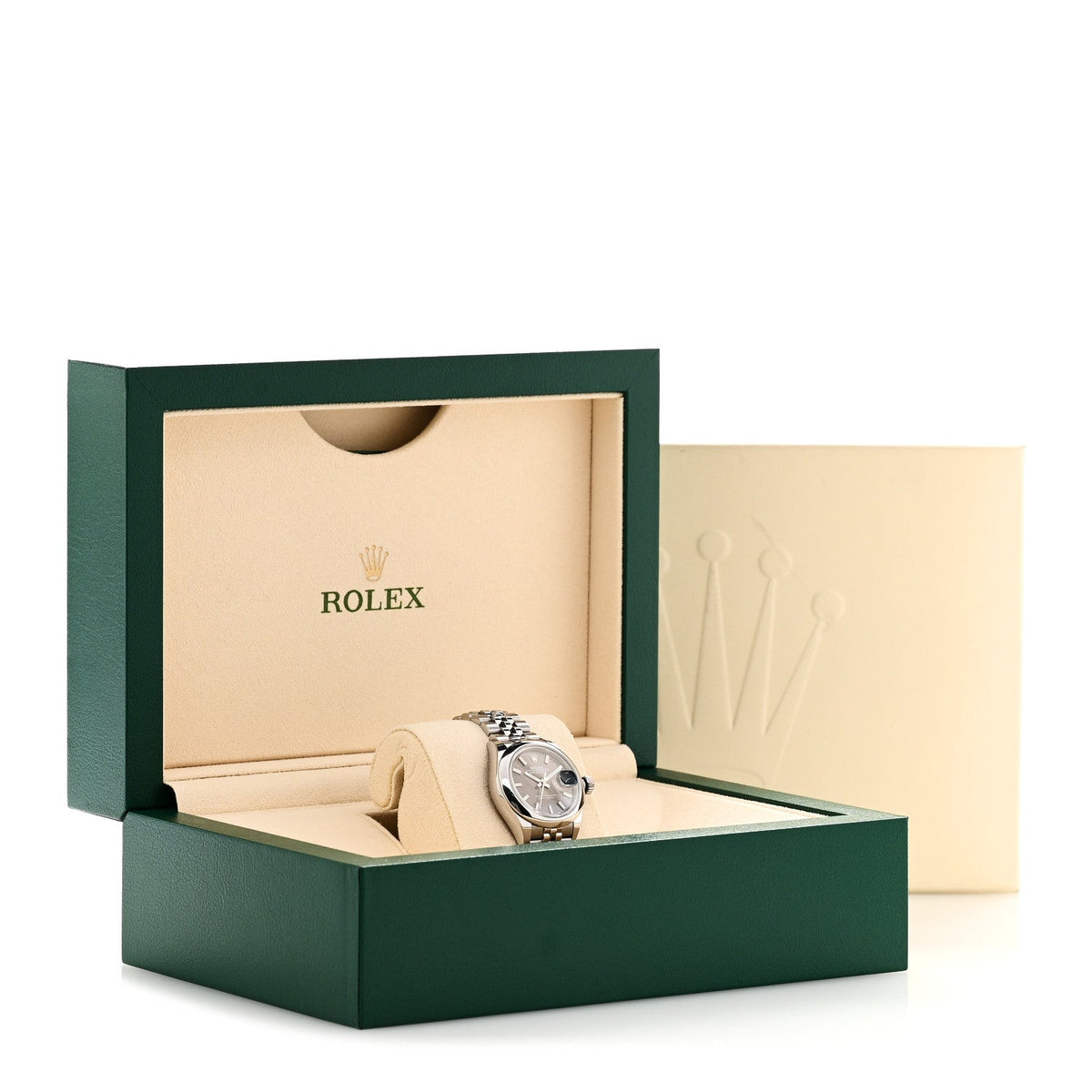 Rolex Stainless Steel 28mm Oyster Perpetual Datejust Watch Dark Grey 279160