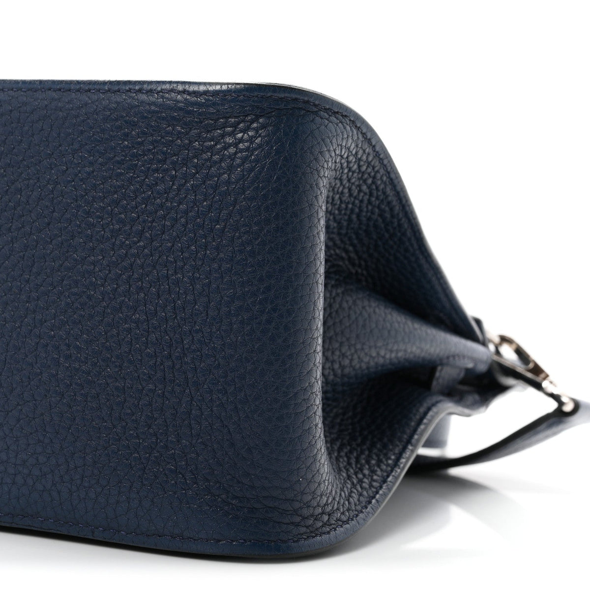 Hermes Taurillon Clemence Jypsiere 28 Messenger Bag Bleu De Malte