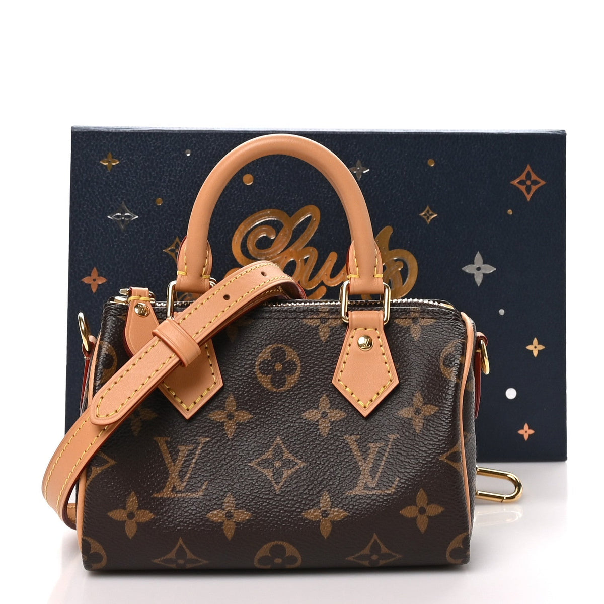 Louis Vuitton Monogram Nano Speedy Bandouliere
