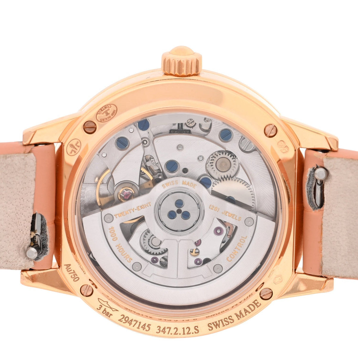 Jaeger-LeCoultre 18K Red Gold Diamond 27.5mm Rendez-Vous Watch Silver Q3512520