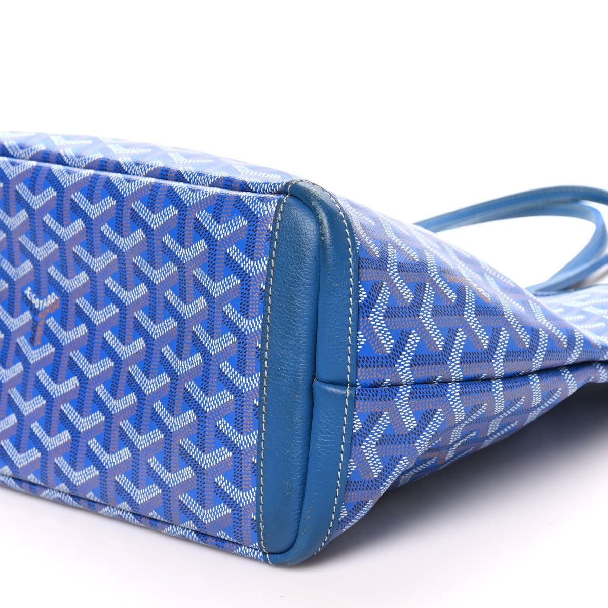 Goyard Goyardine Artois PM Tote Sky Blue