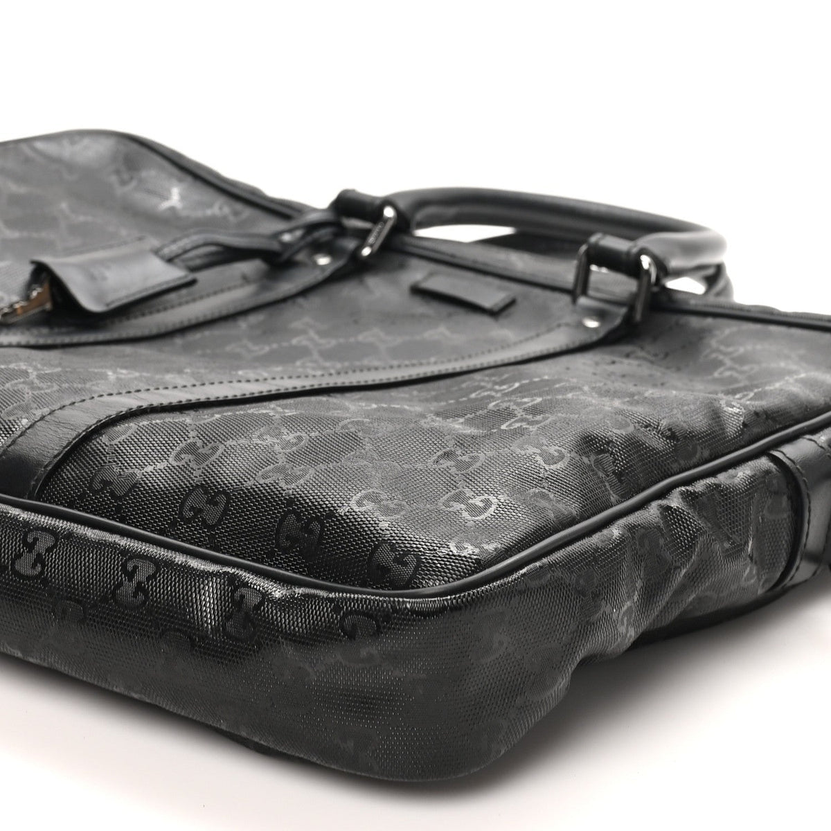 Gucci Imprime Monogram Medium Briefcase Black