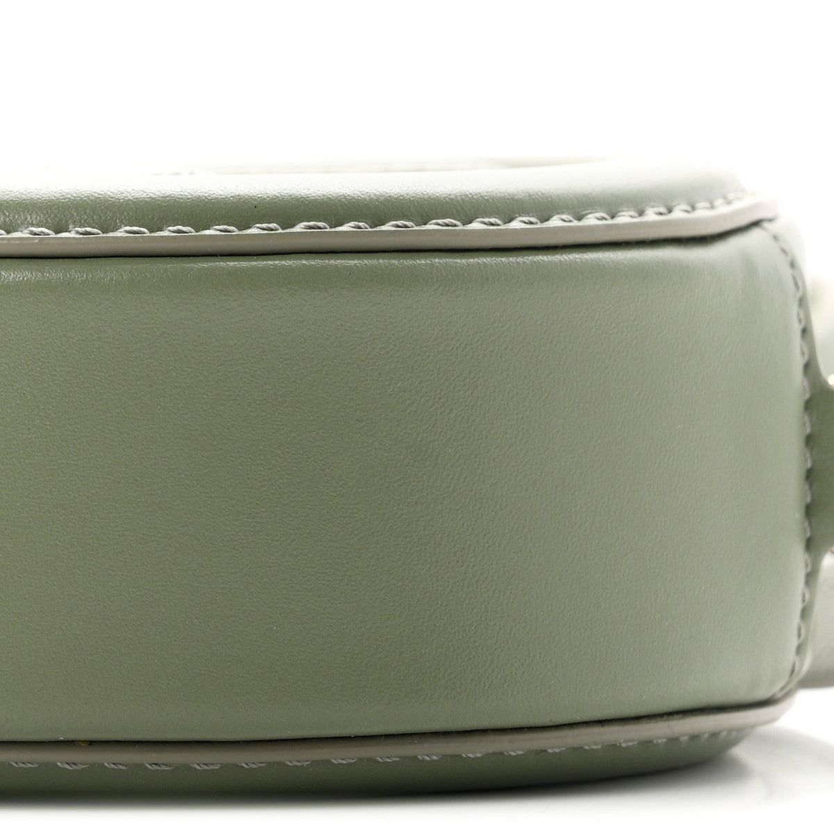 Celine Smooth Calfskin Cuir Small Triomphe Oval Bag Sage