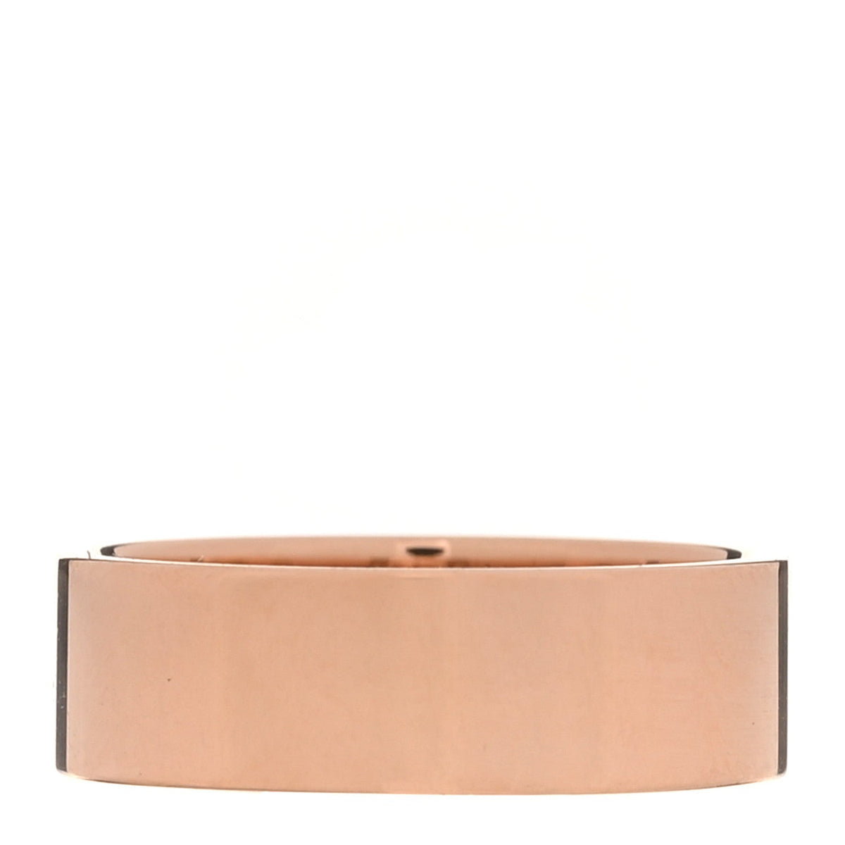 18K Rose Gold Diamond PM H D'Ancre Ring 49 5