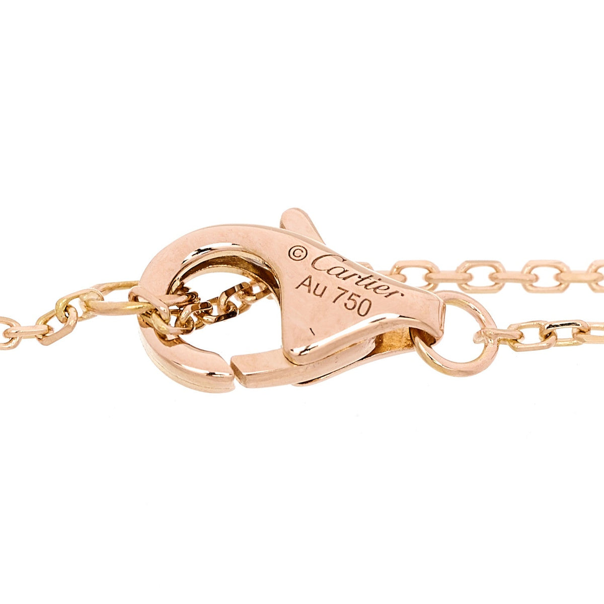 18K Pink Yellow White Gold Trinity Bracelet