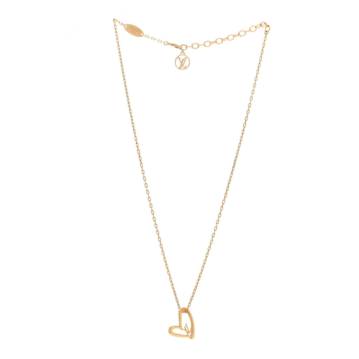 Metal Fall In Love Necklace