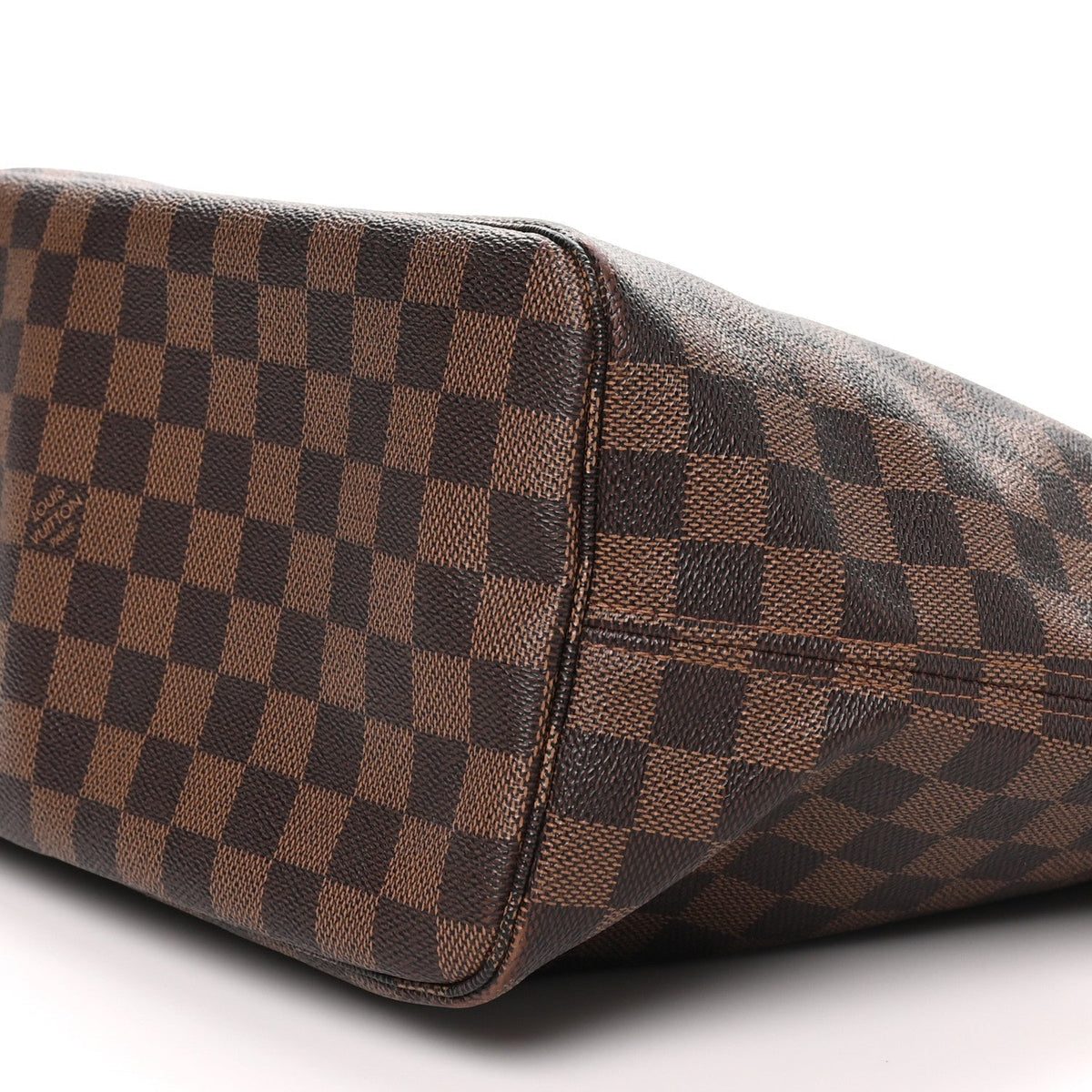 Louis Vuitton Damier Ebene Neverfull MM Bag Brown
