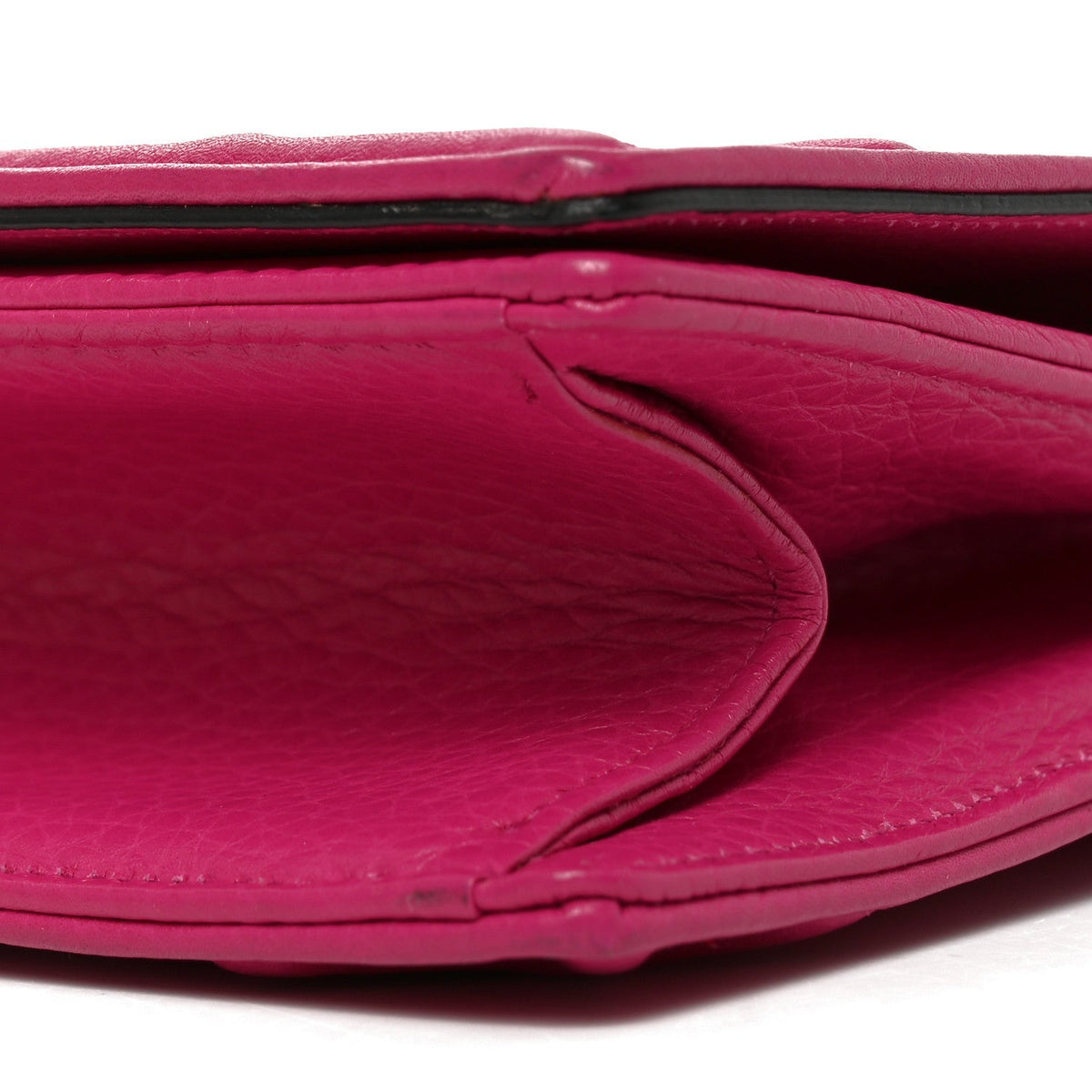Christian Dior Grained Calfskin Medium Diorama Flap Bag Pink