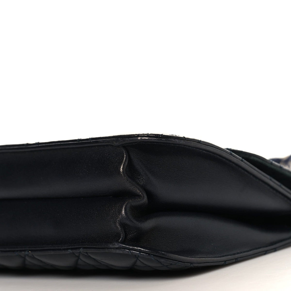 Christian Dior Lambskin Cannage Large Dioraddict Flap Black