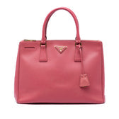 Double Zip Lux Tote Saffiano Leather Medium