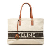 Horizontal Cabas Plein Soleil Tote Canvas with Leather
