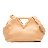 Point Shoulder Bag Leather Medium
