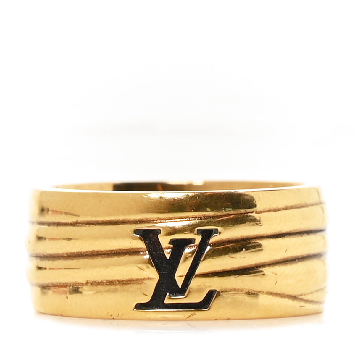 Brass Epi LV Ring M 61 9.5 Gold