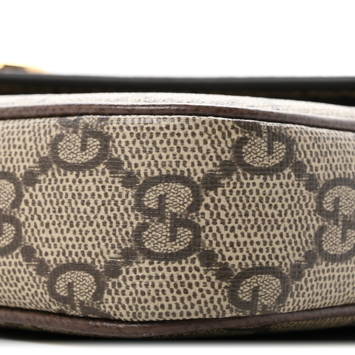 Gucci GG Supreme Calfskin Mini Ophidia Envelope Bag Beige Ebony 1981843