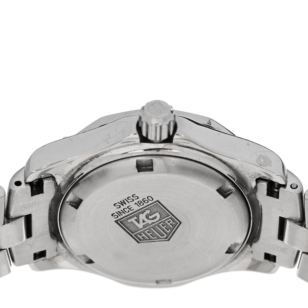 Tag Heuer Stainless Steel Diamond 27mm Professional 2000 Watch Mother of Pearl WN131J