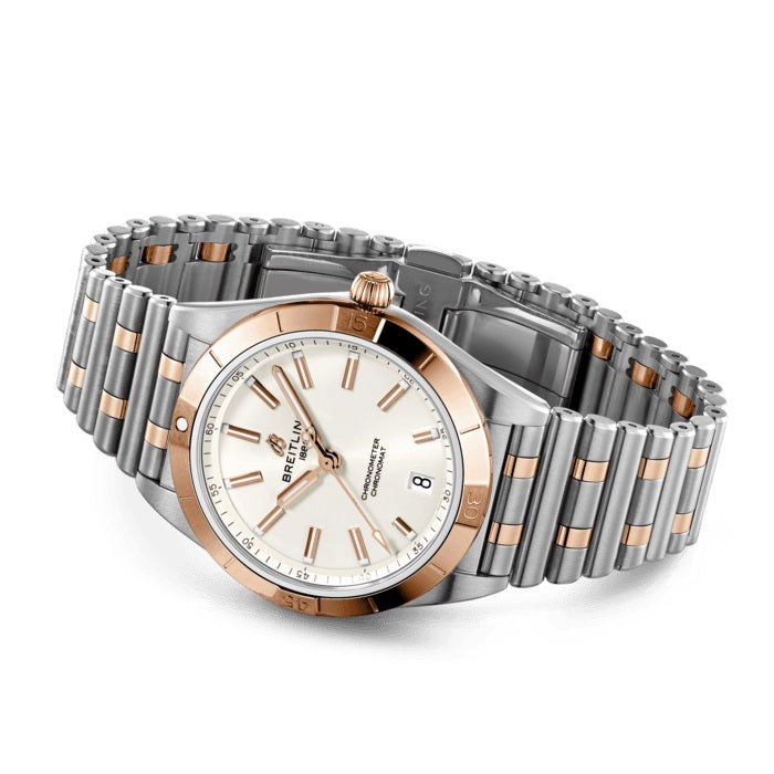 BT Chronomat Automatic 36 Stainless Steel & 18k Red Gold Ref# U10380101A1U1