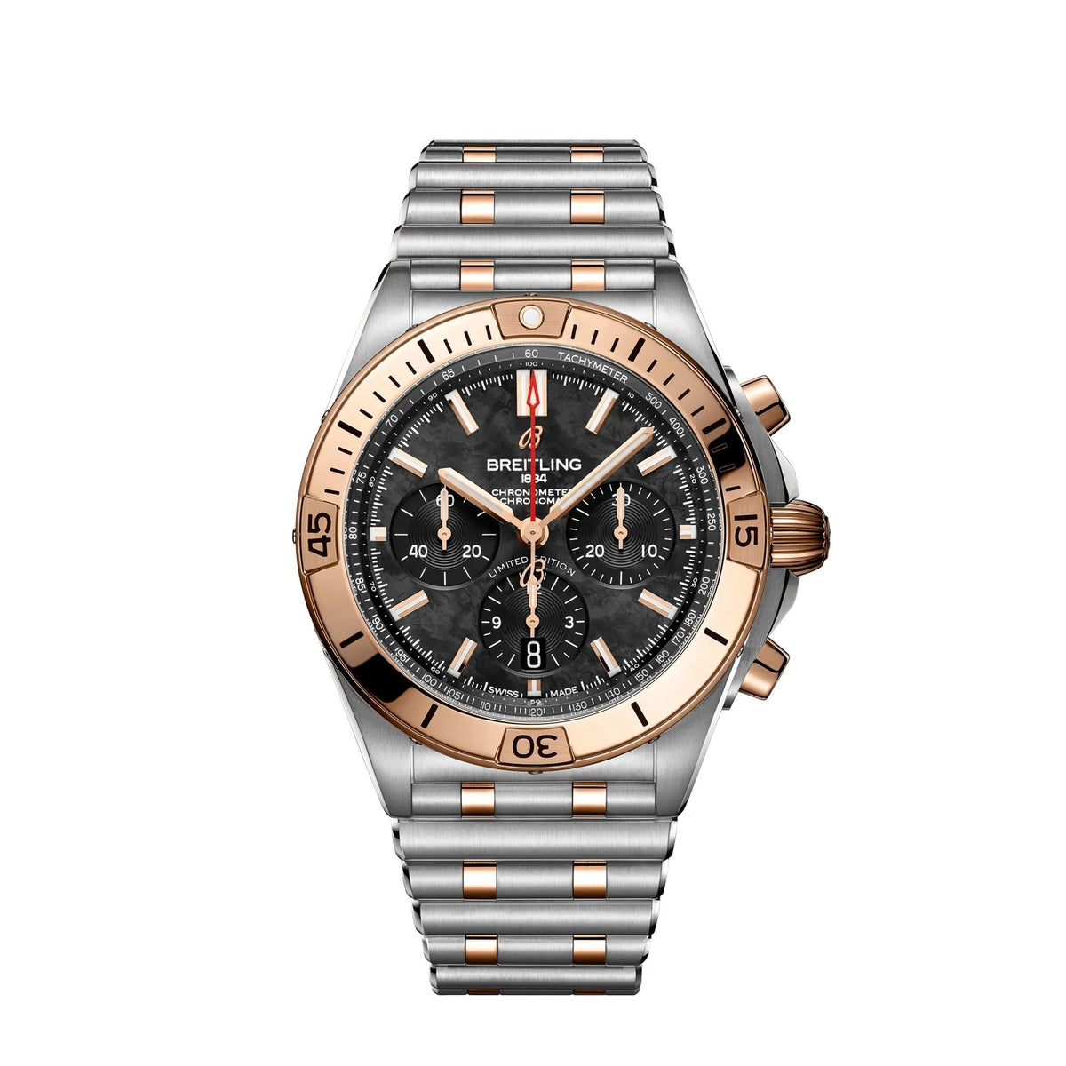 BT Chronomat B01 42 Stainless Steel & 18k Red Gold Ref# UB01341A1B1U1