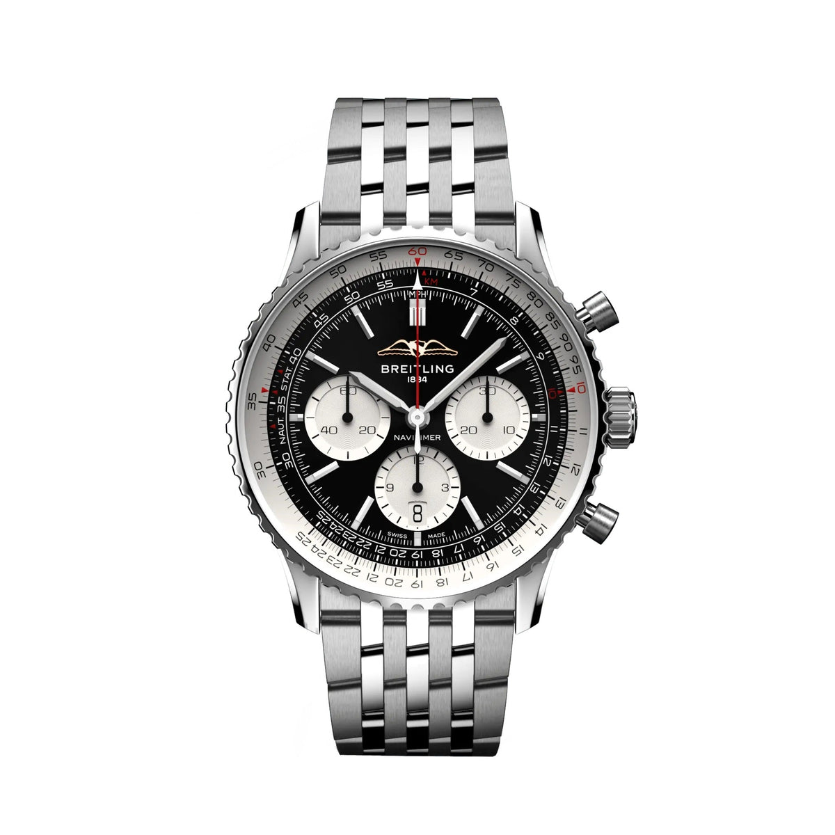 BT Navitimer B01 Chronograph 43 Stainless Steel Ref# AB0138211B1A1