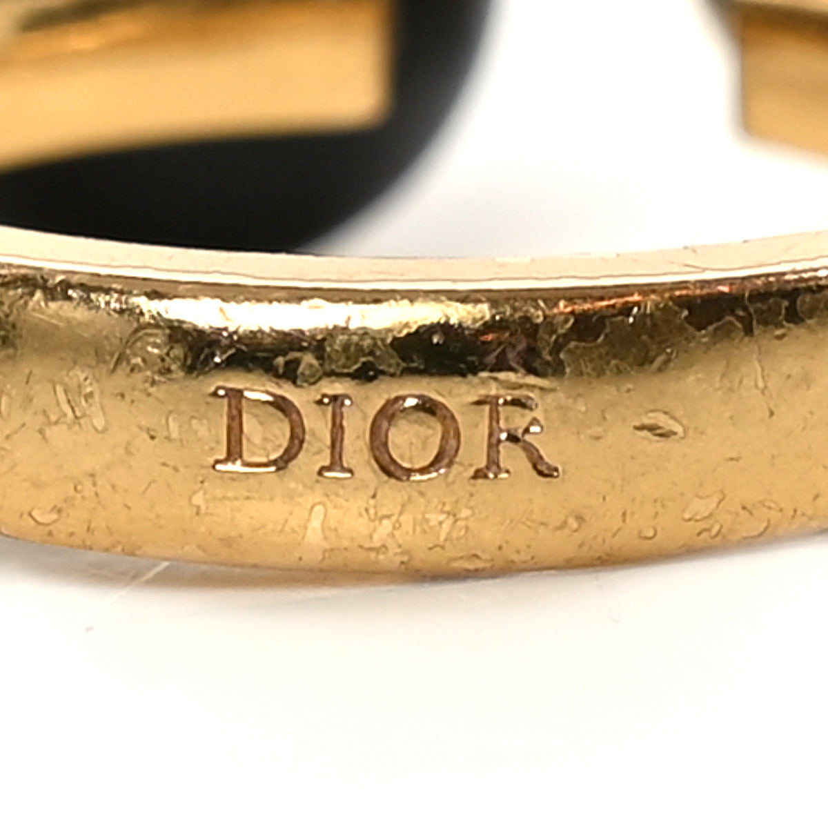 Christian Dior Metal Tribales New Look Ring Black Gold 6