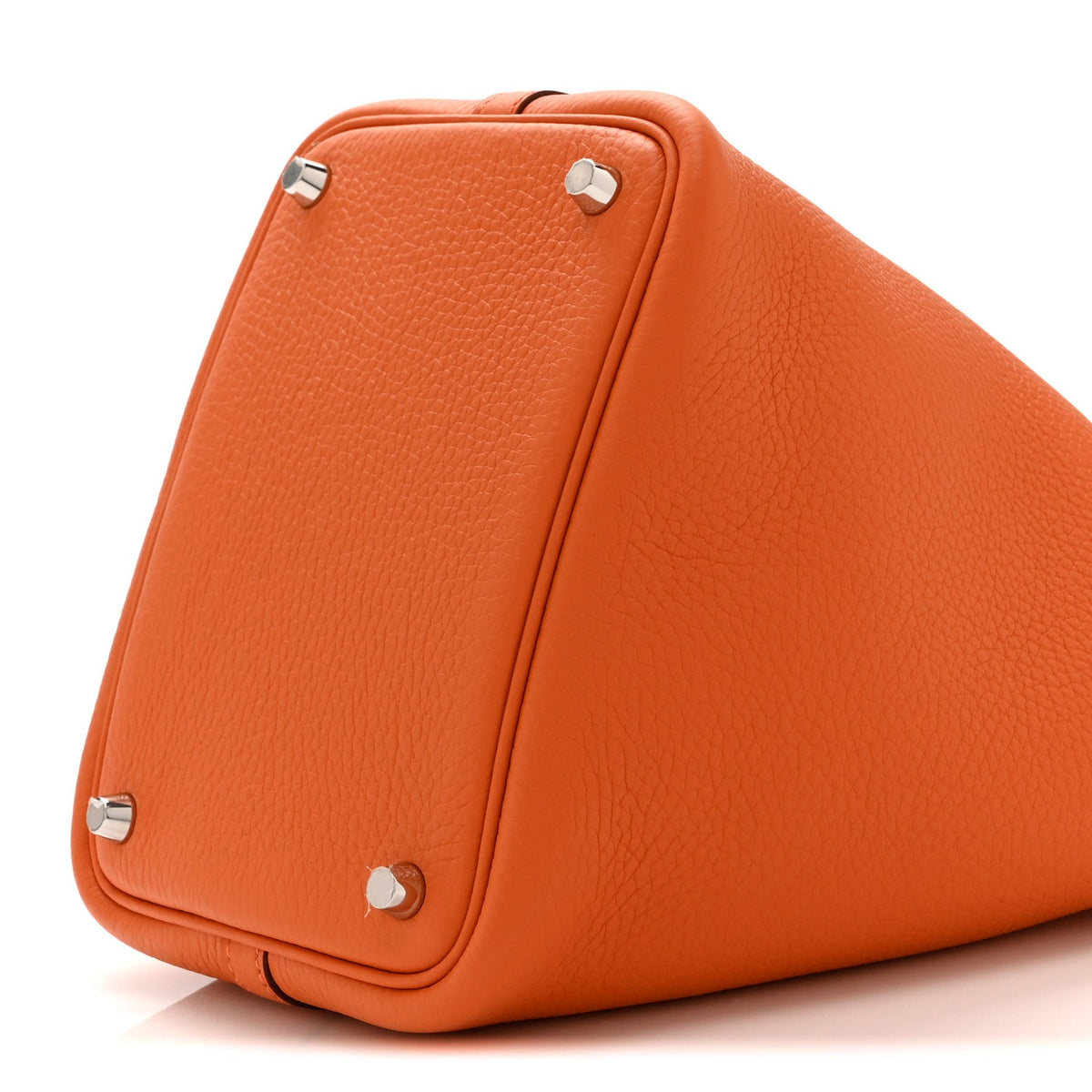 Hermes Taurillon Clemence Picotin Lock 18 PM Orange