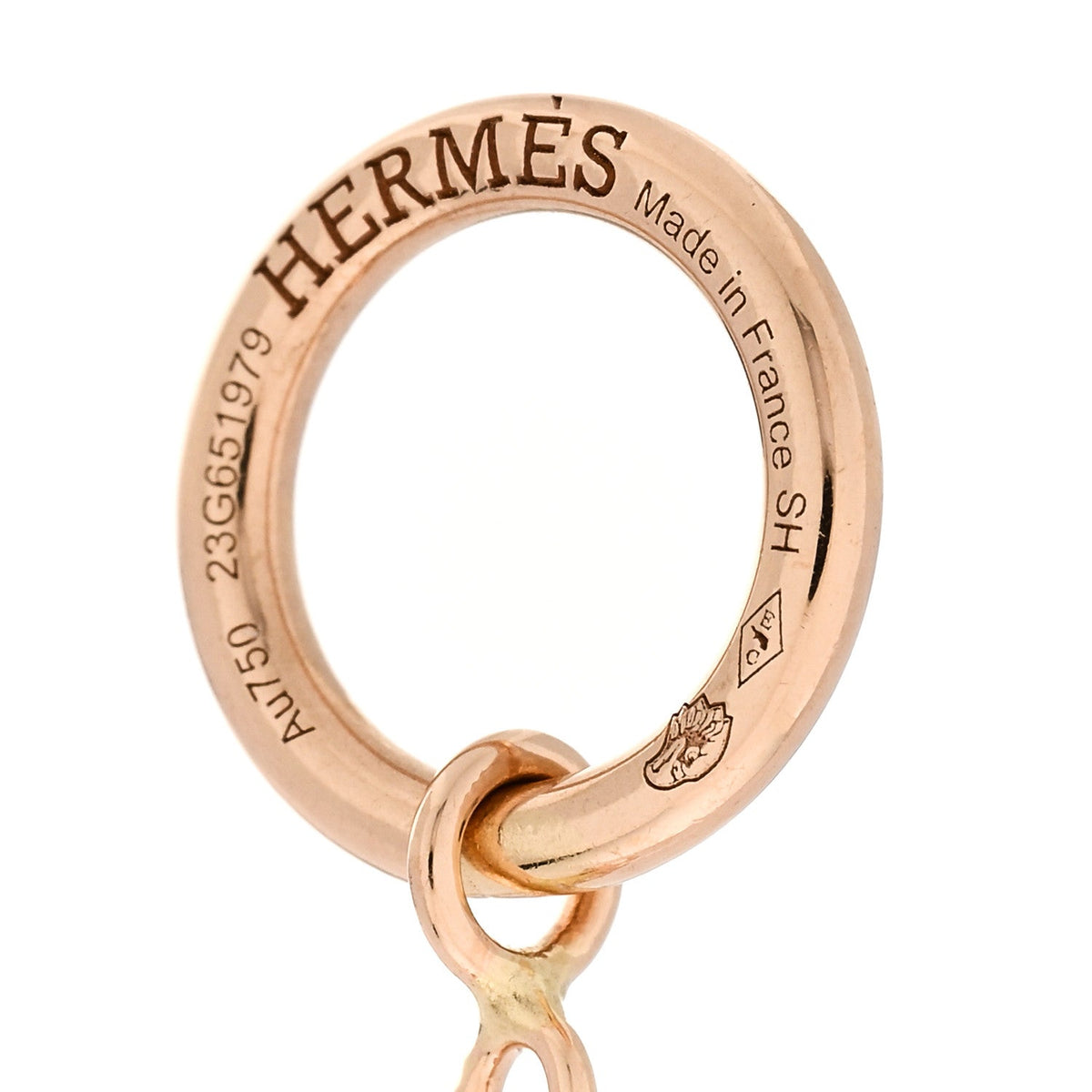 Hermes 18K Rose Gold TPM Farandole Bracelet