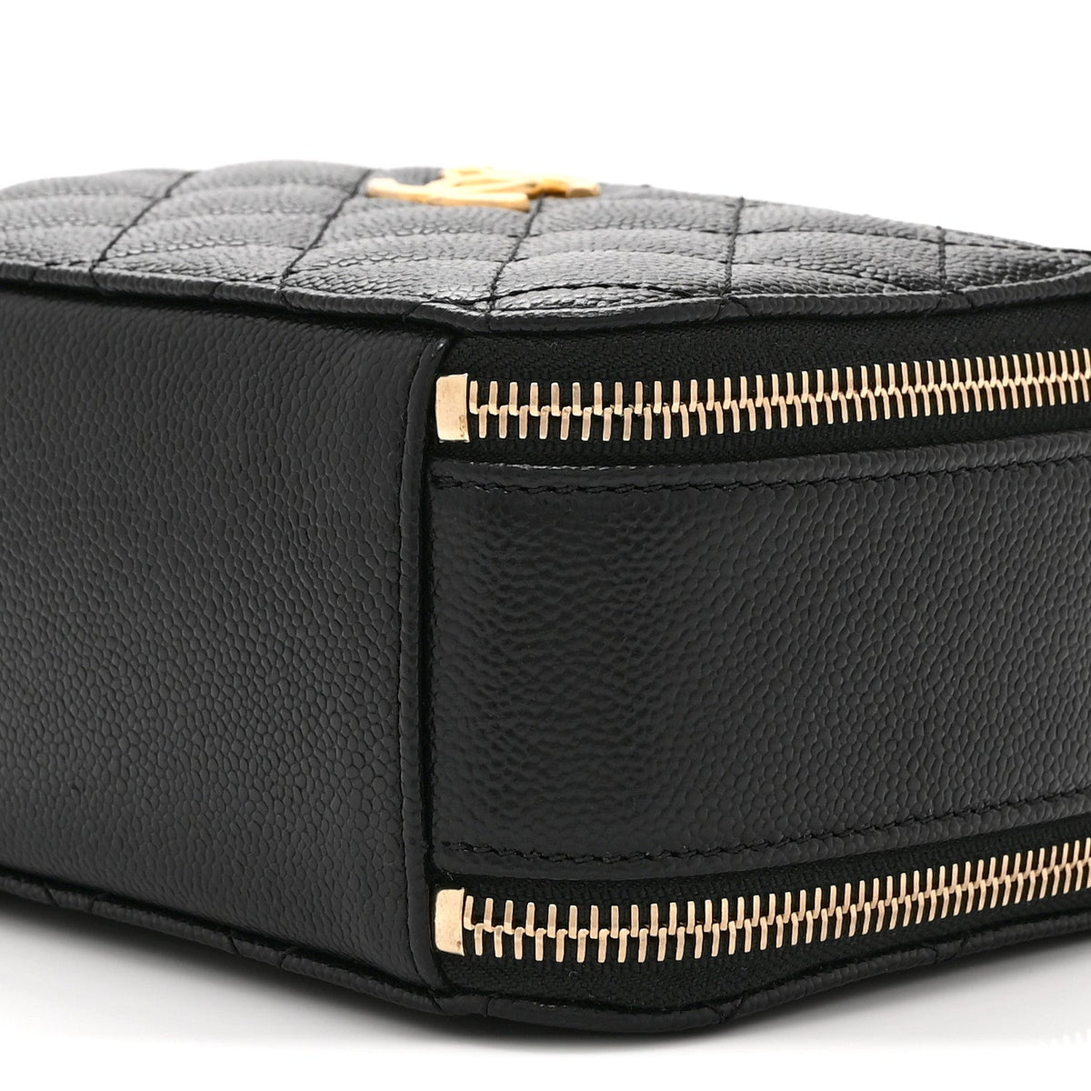 Chanel Caviar Quilted Mini Pick Me Up Vanity Case Black 1976675
