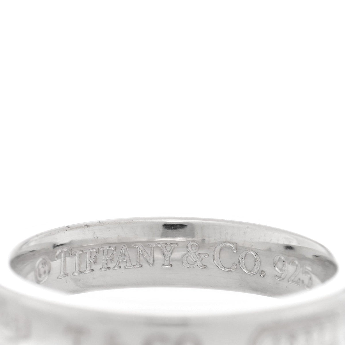 Sterling Silver Narrow 1837 Band Ring 51 5.75