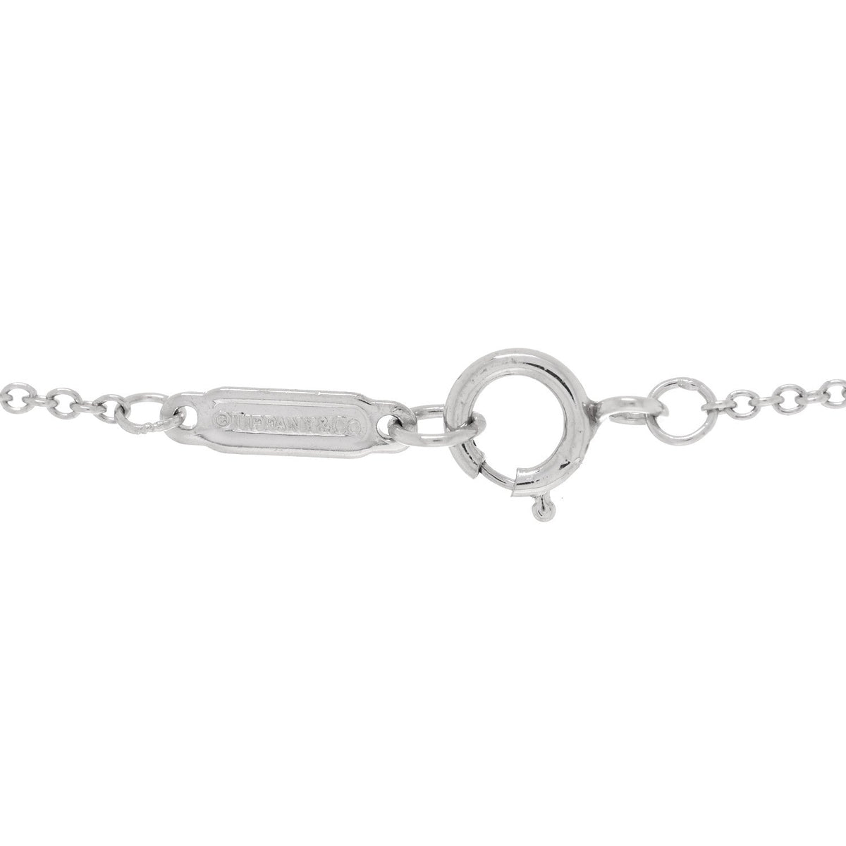 Tiffany Platinum Diamond 1.71ct Large Cross Pendant Necklace