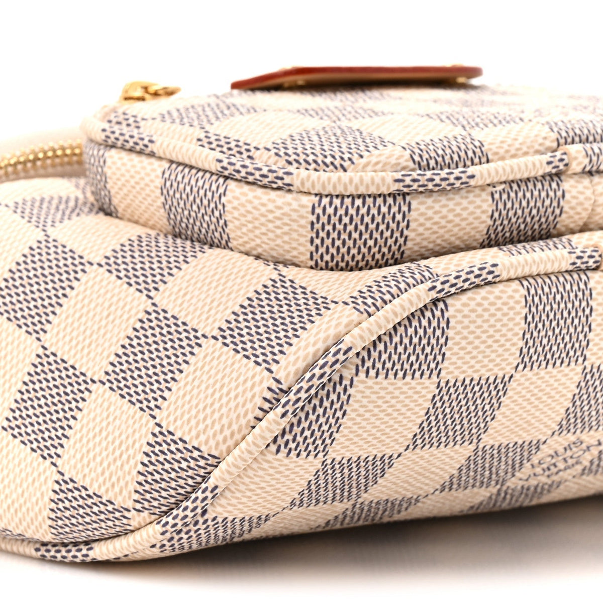 Louis Vuitton Damier Azur Mini Bumbag White