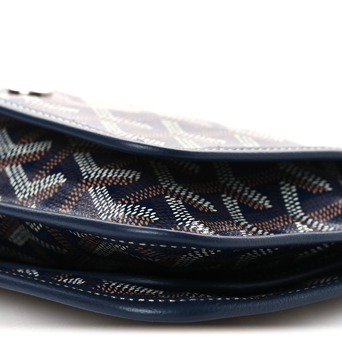 Goyard Goyardine Plumet Wallet Clutch Navy 1901295