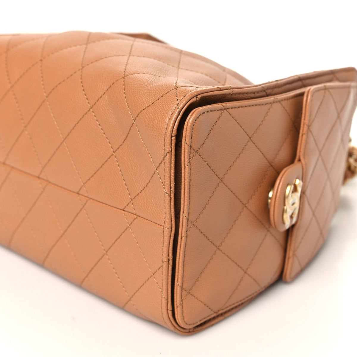 Chanel Caviar Quilted Small Chanel 25 Handbag Brown