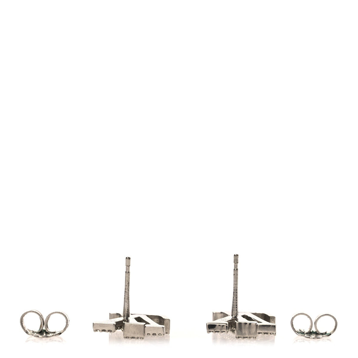 Crystal LV Iconic Earrings Silver